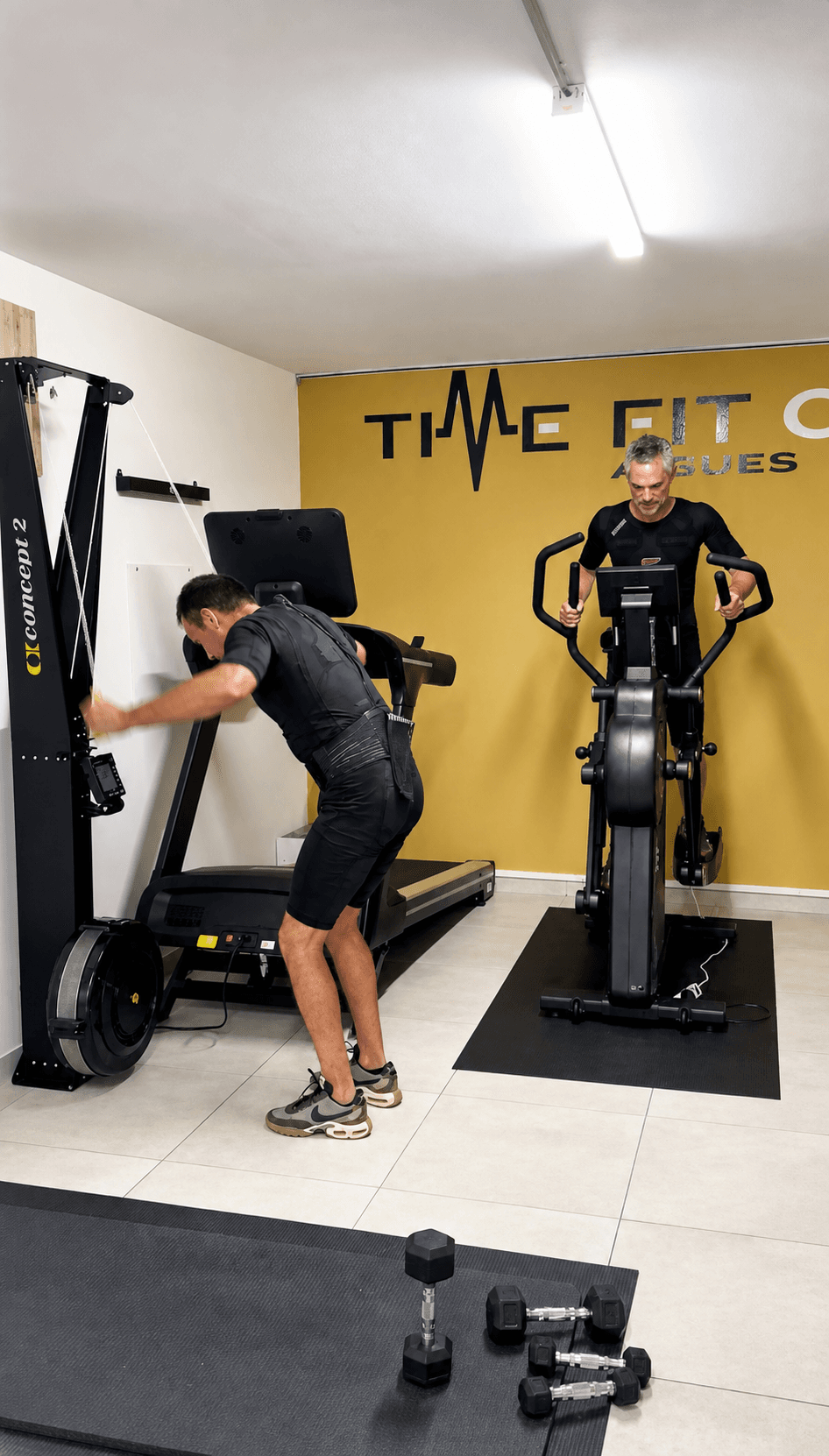Séance EMS au Time Fit Club